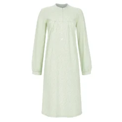 ringella natkjole m. stolpelukning lysegrøn