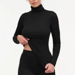 chantelle thermo comfort t shirt m. turtle neck sort