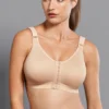 anita sports og fritids bh med front lukning desert