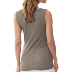 mey wool love top deep taupe