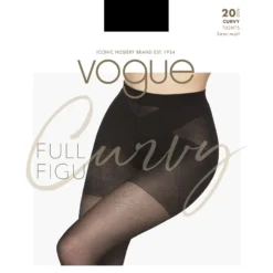 vogue curvy 20 strømpebuks sort