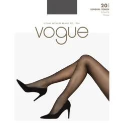 vogue sensual touch 20 strømpebuks nearly black