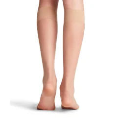 falke shelina 12 knæstrømper powder