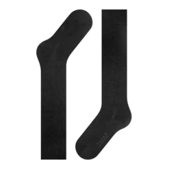 falke softmerino knæstrømpe sort