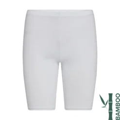 decoy bamboo shorts lange hvid