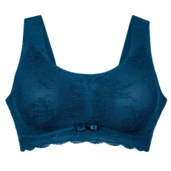 anita essential bralette m. blonde maritime blue