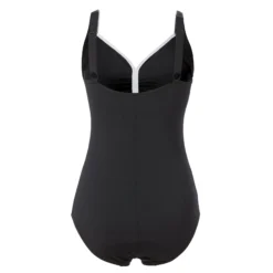 Trofe Klorresistens badedragt Sort/hvid