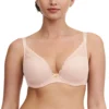 chantelle norah chic plunge bh soft pink