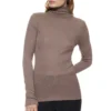mey wool love t shirt m. turtleneck deep taupe