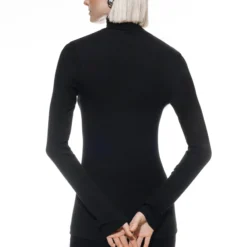 mey wool love t shirt m. turtleneck sort