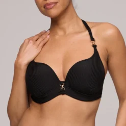 marie jo swim emly hjerteformet padded bikini top black