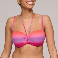 marie jo swim nusa dua stropløs padded bikini top spectral