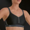 anita active performance sports bh black/anthracite