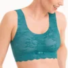 anita essential bralette m. blonde light smaragd