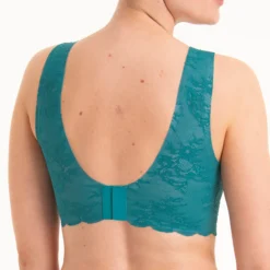 anita essential bralette m. blonde light smaragd