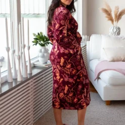 Trofe Fleece Kåbe Blossom Bourdeeaux Bagfra