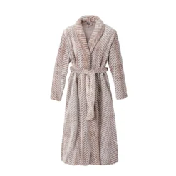 Trofe Fleece Kåbe Struktur Brown