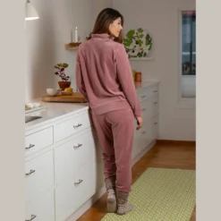 Trofe Velour Hjemmedragt Pink