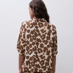 Femilet Layla Skjorte Persian Leopard Bagfra