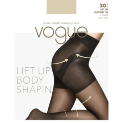 Vogue Lift Up Support 20 Strømpebukser Suntan