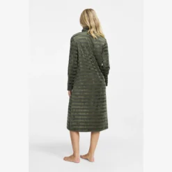 Damella Fleece Kåbe m. lynlås Dark Olive Bagfra