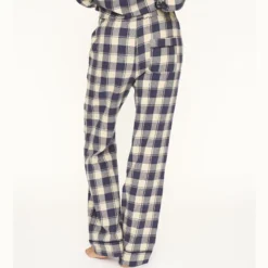 JBS OF DENMARK Flonel Buks Blå Bagfra