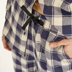 JBS OF DENMARK Flonel Buks Blå2