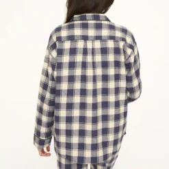 JBS OF DENMARK Flonel Troeje Blaa Bagfra