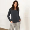 Lady Avenue Soft Bamboo - Pyjamas Charcoal