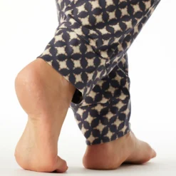 Schiesser Pyjamas m. Langt ærme Graphite Bagfra