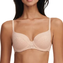 Chantelle Norah T-shirt Bh Golden Beige