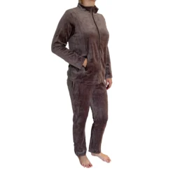 Damella Velour Hjemmedragt Taupe