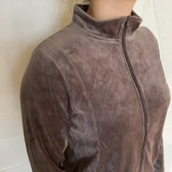 Damella Velour Hjemmedragt Taupe2