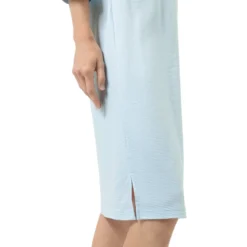 Mey Simple Stripes Natkjole m. 34 aerme Alice Blue Zoom