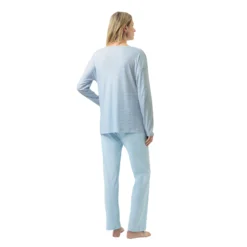 Mey Simple Stripes Pyjamas Alice Blue Bagfra