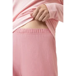 Mey Simple Stripes Pyjamas Bridal Rose Zoom