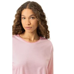 Mey Simple Stripes Pyjamas m. Shorts Bridal Rose zoom