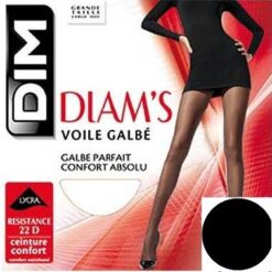 DIM DIAMS voile Galb Strmpebuks Sort