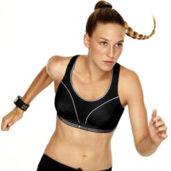 Shock Absorber Løbe Sports Bh Sort