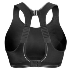 Shock Absorber Løbe Sports Bh Sort, bagfra